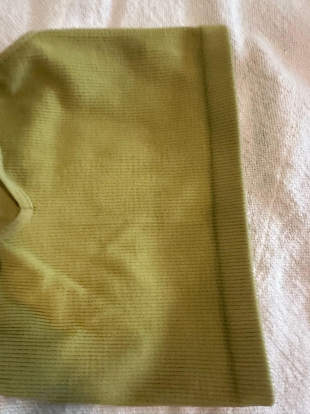 Freepeople Movement Ribbed Olive Green Racerback Crop Tank - Picture 4 of 6